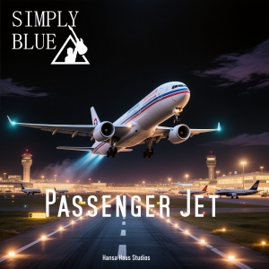 Simply Blue - Passenger Jet Passenger Jet - Simply Blue
