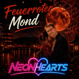 Feuerroter Mond - Neonhearts